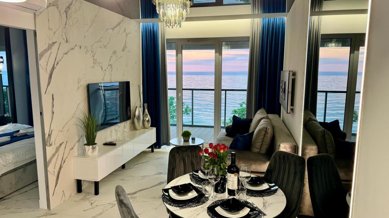 Apartament Z Widokiem Na Morze- Ustronie Apartments Nadmorski Luksus Apartamenty Ustronie Morskie Bagian luar foto