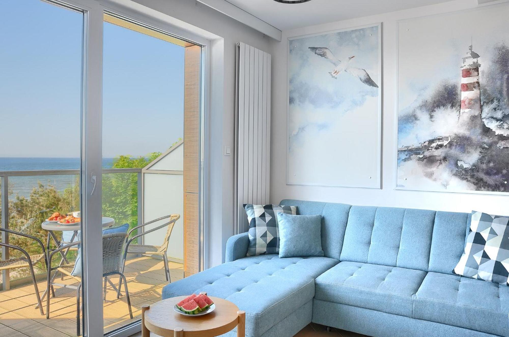 Apartament Z Widokiem Na Morze- Ustronie Apartments Nadmorski Luksus Apartamenty Ustronie Morskie Bagian luar foto